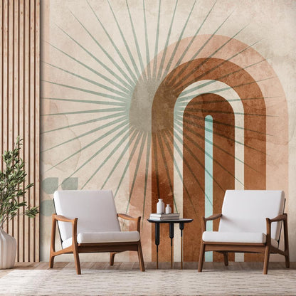 Wall Mural - Solar Arcs-Wall Murals-ArtfulPrivacy