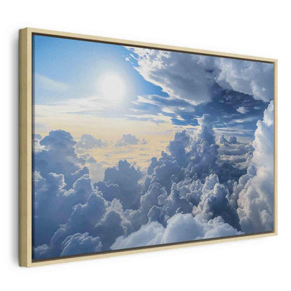 Canvas Print - Symphony of Light: Sun and Clouds Collaborating on a Beautiful Sky