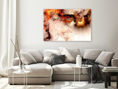 Canvas Print - Volcanic Abstraction (1 Part) Wide-ArtfulPrivacy-Wall Art Collection