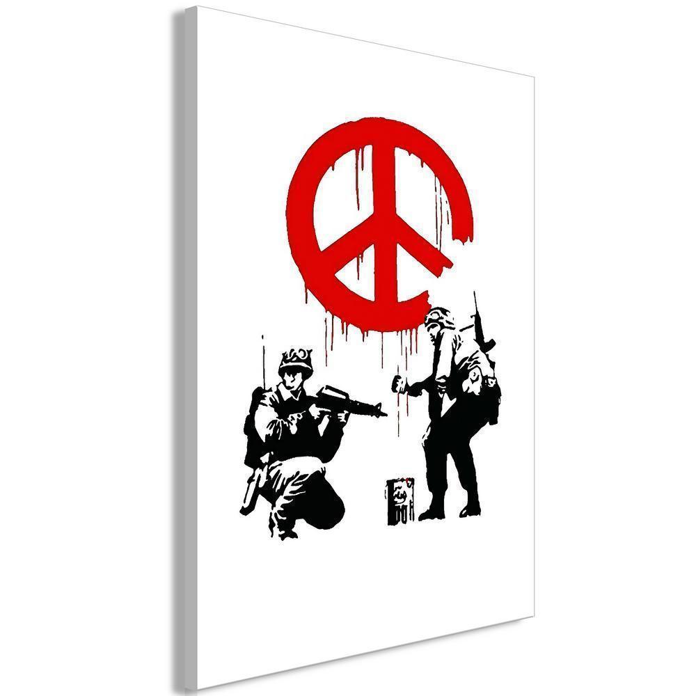 Canvas Print - Cnd Soldiers (1 Part) Vertical-ArtfulPrivacy-Wall Art Collection