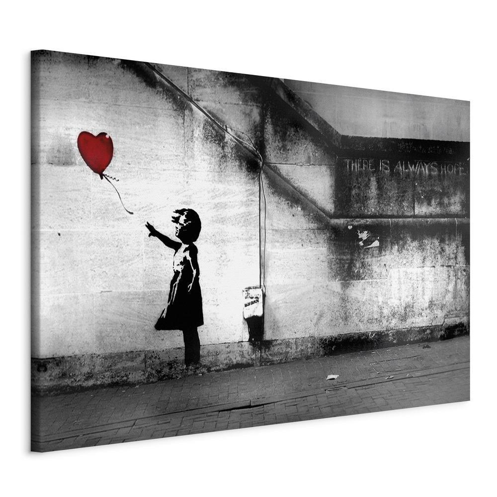 Canvas Print - hope (Banksy)-ArtfulPrivacy-Wall Art Collection