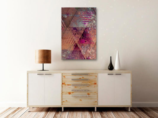 Canvas Print - Autumn Abstraction (1 Part) Vertical-ArtfulPrivacy-Wall Art Collection