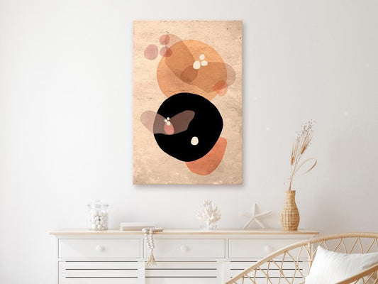 Canvas Print - Moon Butterfly (1 Part) Vertical-ArtfulPrivacy-Wall Art Collection