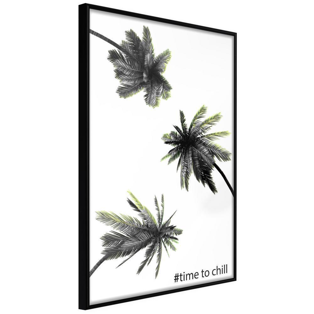 Botanical Wall Art - Holidays in the South-artwork for wall with acrylic glass protection