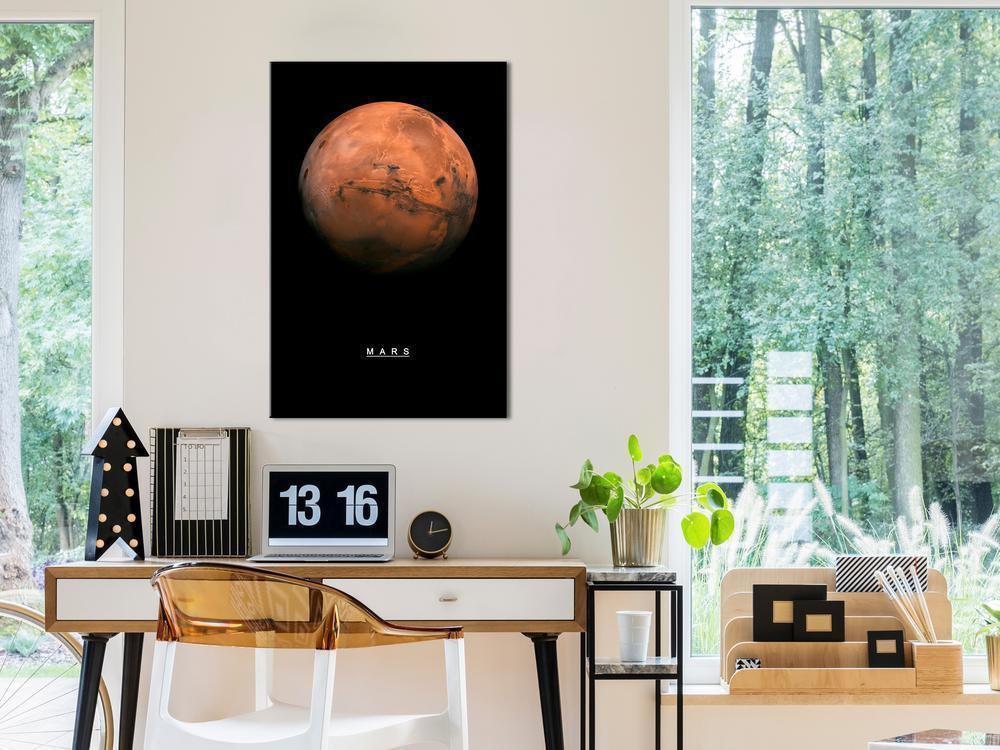 Canvas Print - Mars (1 Part) Vertical-ArtfulPrivacy-Wall Art Collection