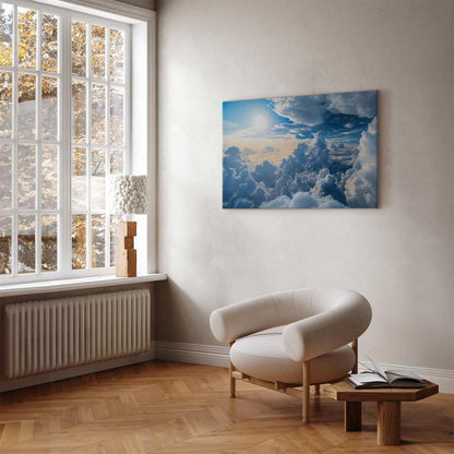 Canvas Print - Symphony of Light: Sun and Clouds Collaborating on a Beautiful Sky