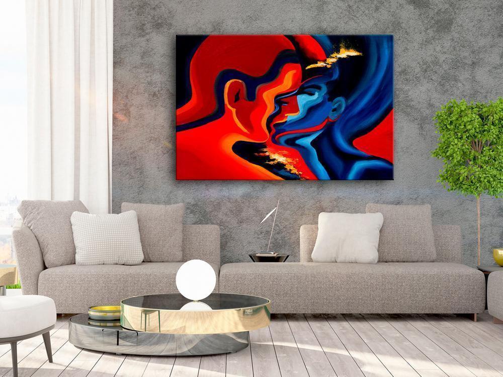 Canvas Print - Cosmic Kiss-ArtfulPrivacy-Wall Art Collection