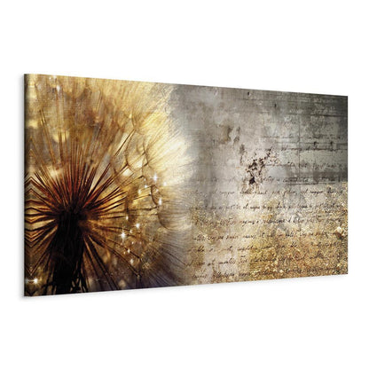 Canvas Print - Golden Dandelion-ArtfulPrivacy-Wall Art Collection