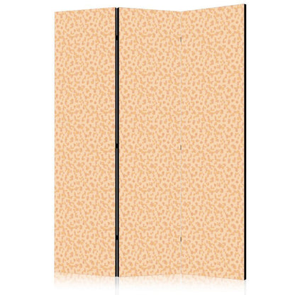 Room Divider - Tiny Dots: Optimistic Pattern in Peach Colors