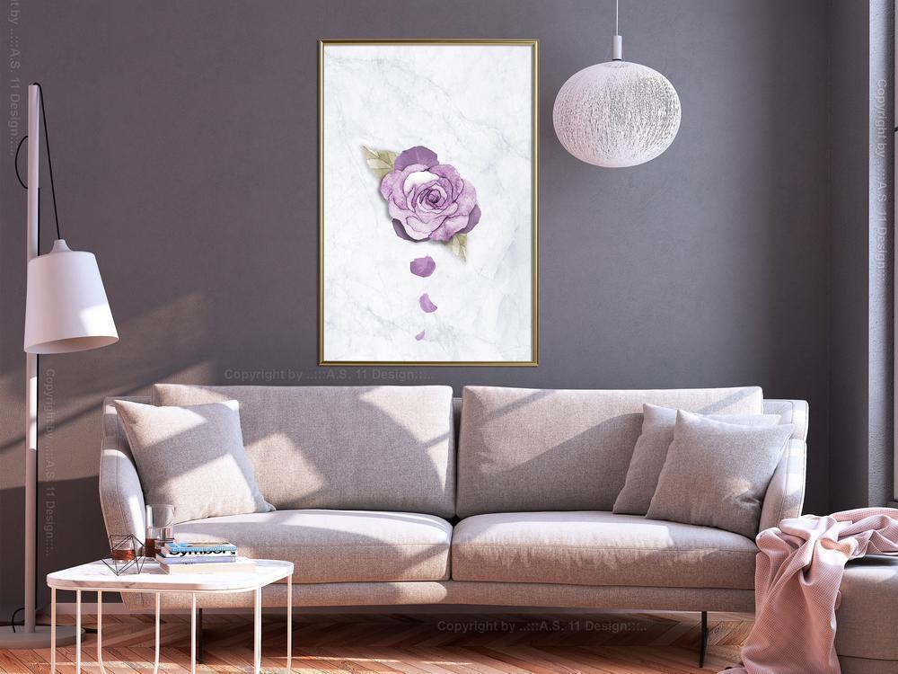 Botanical Wall Art - He Loves Me, He Loves Me Not...-artwork for wall with acrylic glass protection