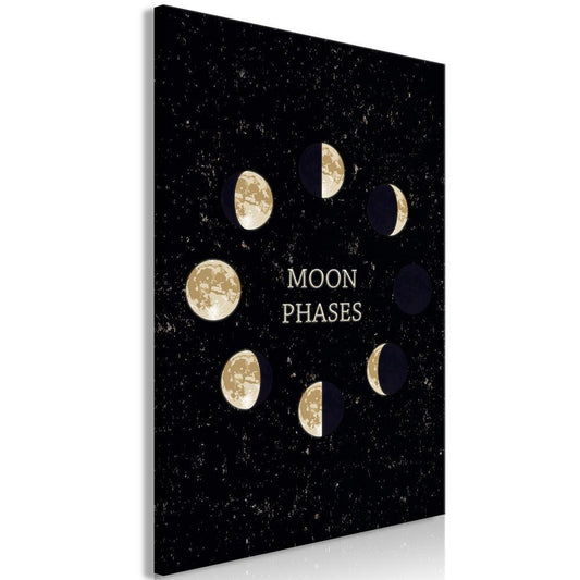 Canvas Print - Lunar Cycle (1 Part) Vertical