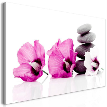 Canvas Print - Calm Mallow (1 Part) Pink-ArtfulPrivacy-Wall Art Collection