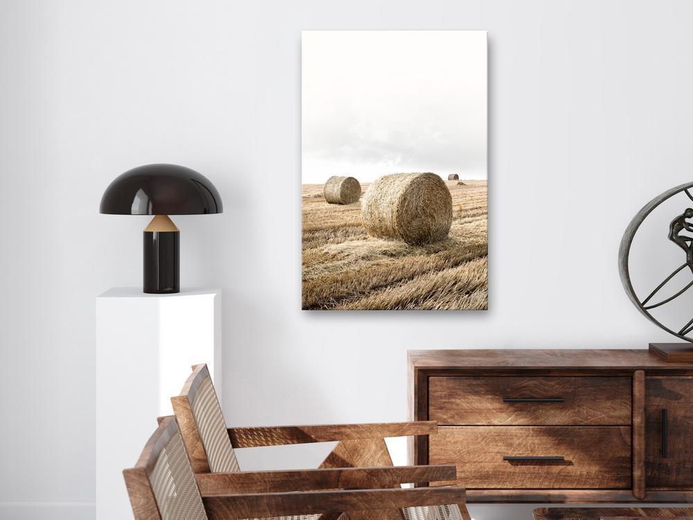 Canvas Print - Hay (1 Part) Vertical-ArtfulPrivacy-Wall Art Collection