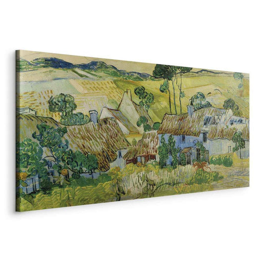 Canvas Print - Farms near Auvers (Vincent Van Gogh)