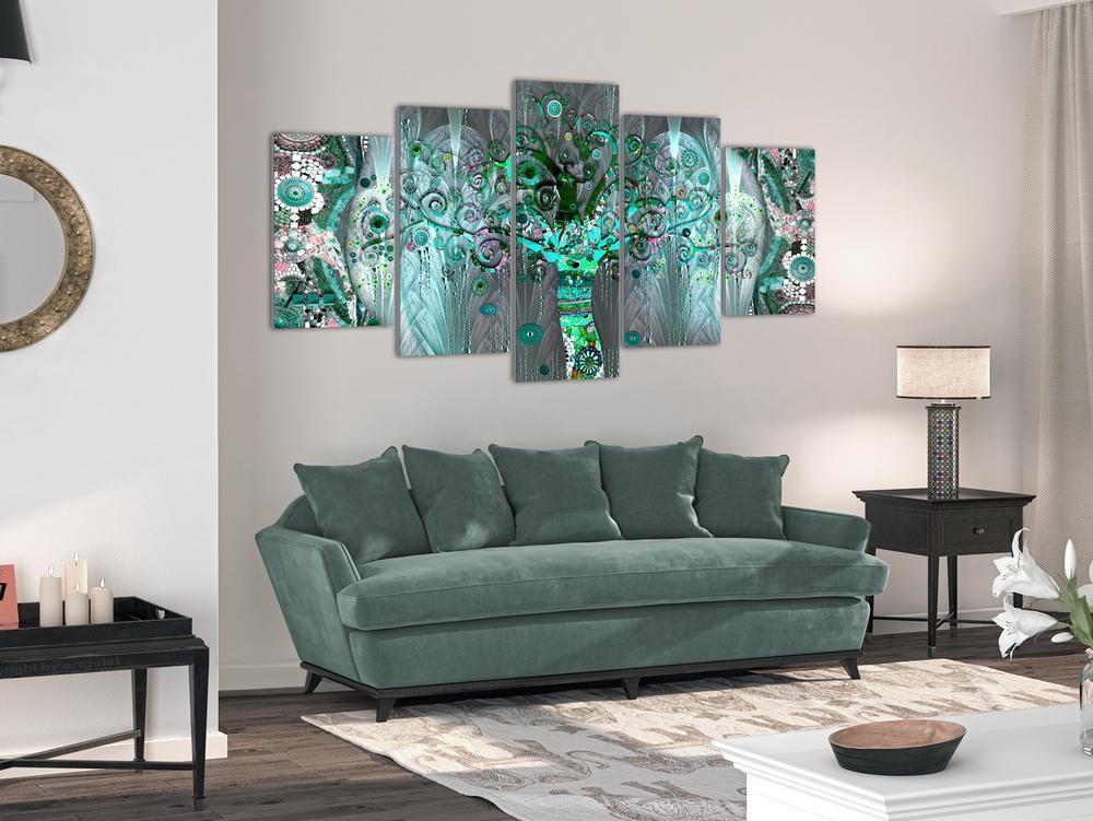 Canvas Print - Mosaic Tree-ArtfulPrivacy-Wall Art Collection