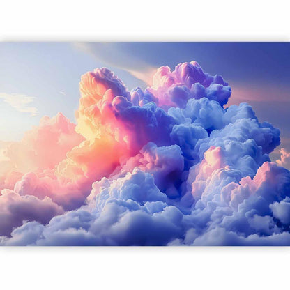 Wall Mural - Clouds Like Painted: Artistic Brushes of Dawn Painting the Sky