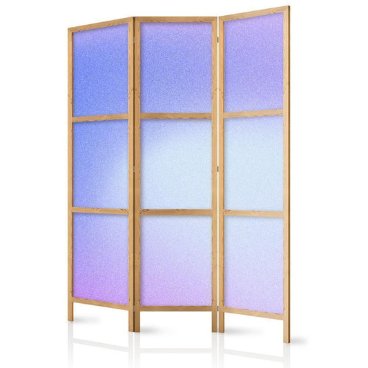 Japanese Room Divider - Heather Mist - Delicate Gradient Composed of Various Shades of Violet