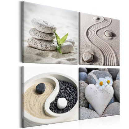 Canvas Print - Sea: Yin and Yang-ArtfulPrivacy-Wall Art Collection