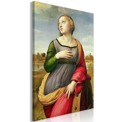 Canvas Print - St Catherine of Alexandria (Rafael Santi)