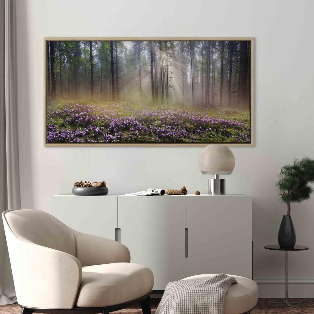 Canvas Print - Purple Meadow (1 Part) Wide