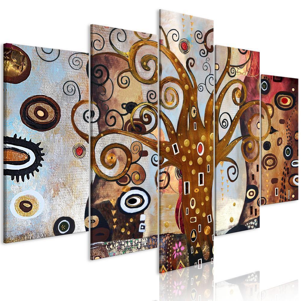 Canvas Print - Joy of Life (5 Parts) Wide