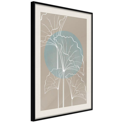 Abstract Poster Frame - Miraculous Plant-artwork for wall with acrylic glass protection