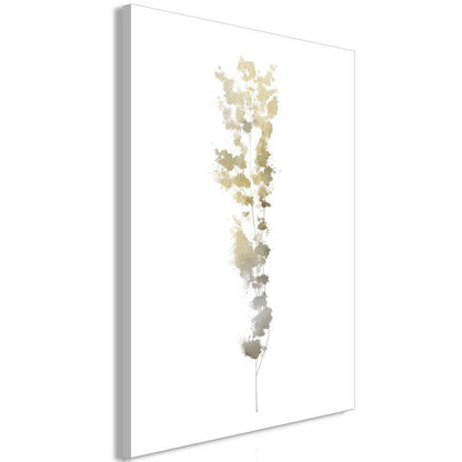 Canvas Print - Golden Branch (1 Part) Vertical-ArtfulPrivacy-Wall Art Collection