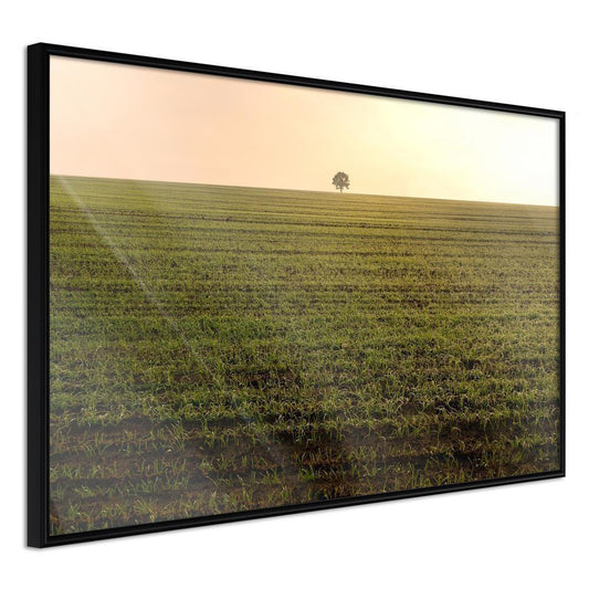 Framed Art - Farmland-artwork for wall with acrylic glass protection