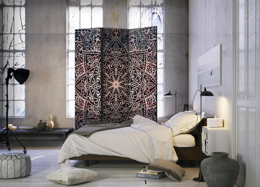 Decorative partition-Room Divider - Spiritual Finely-Folding Screen Wall Panel by ArtfulPrivacy