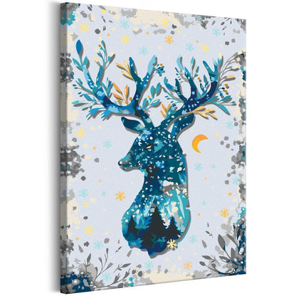 Start learning Painting - Paint By Numbers Kit - Nightly Deer - new hobby