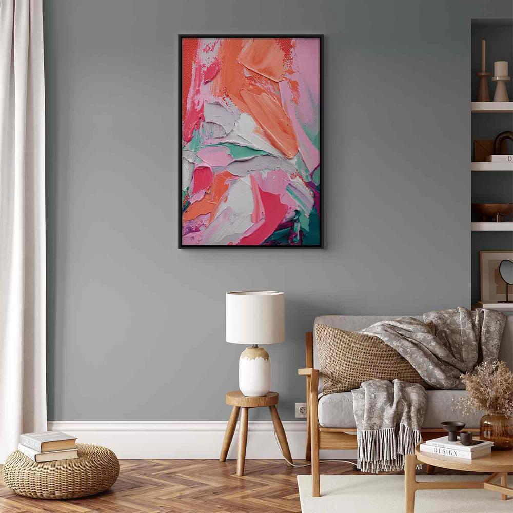 Canvas Print - Energetic Colors - Abstract Composition with Intense Colors