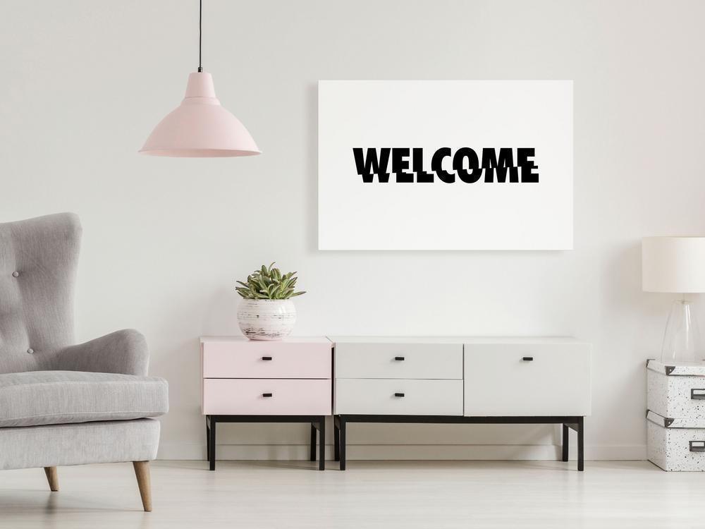 Canvas Print - Welcome (1 Part) Wide-ArtfulPrivacy-Wall Art Collection