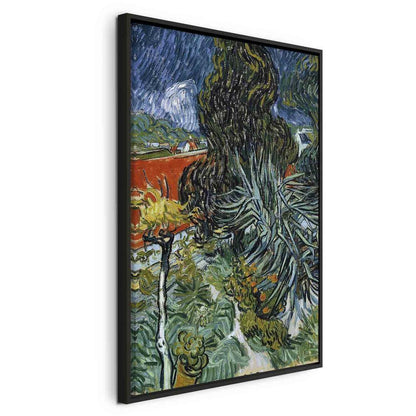 Canvas Print - The Garden of Dr Gachet in Auvers (Vincent Van Gogh)