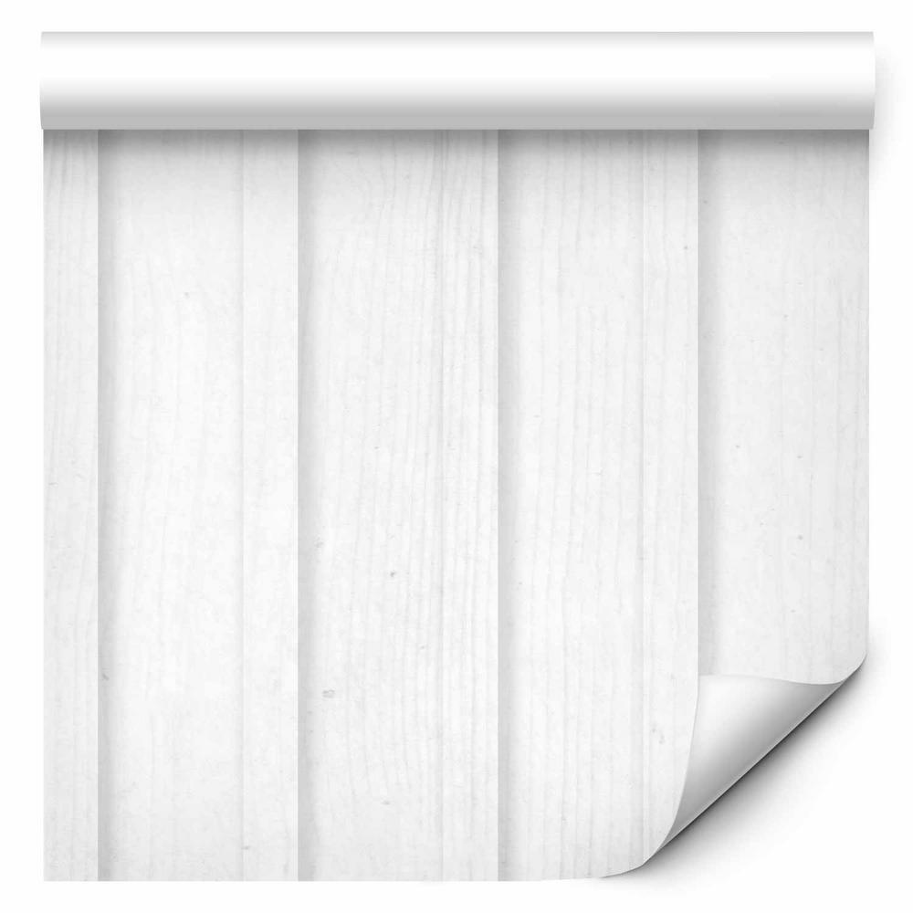 Fond d'écran - Lignes verticales - Fond blanc avec un motif de bois délicat à la verticale