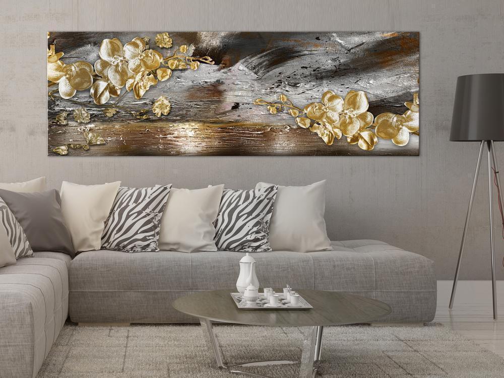 Canvas Print - Golden Garden (1 Part) Narrow-ArtfulPrivacy-Wall Art Collection