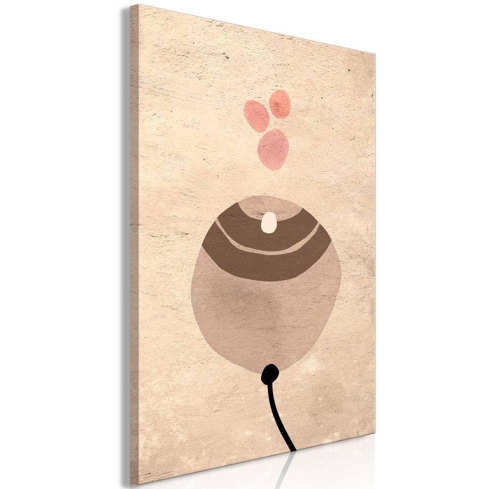 Canvas Print - Sand Balloon (1 Part) Vertical-ArtfulPrivacy-Wall Art Collection