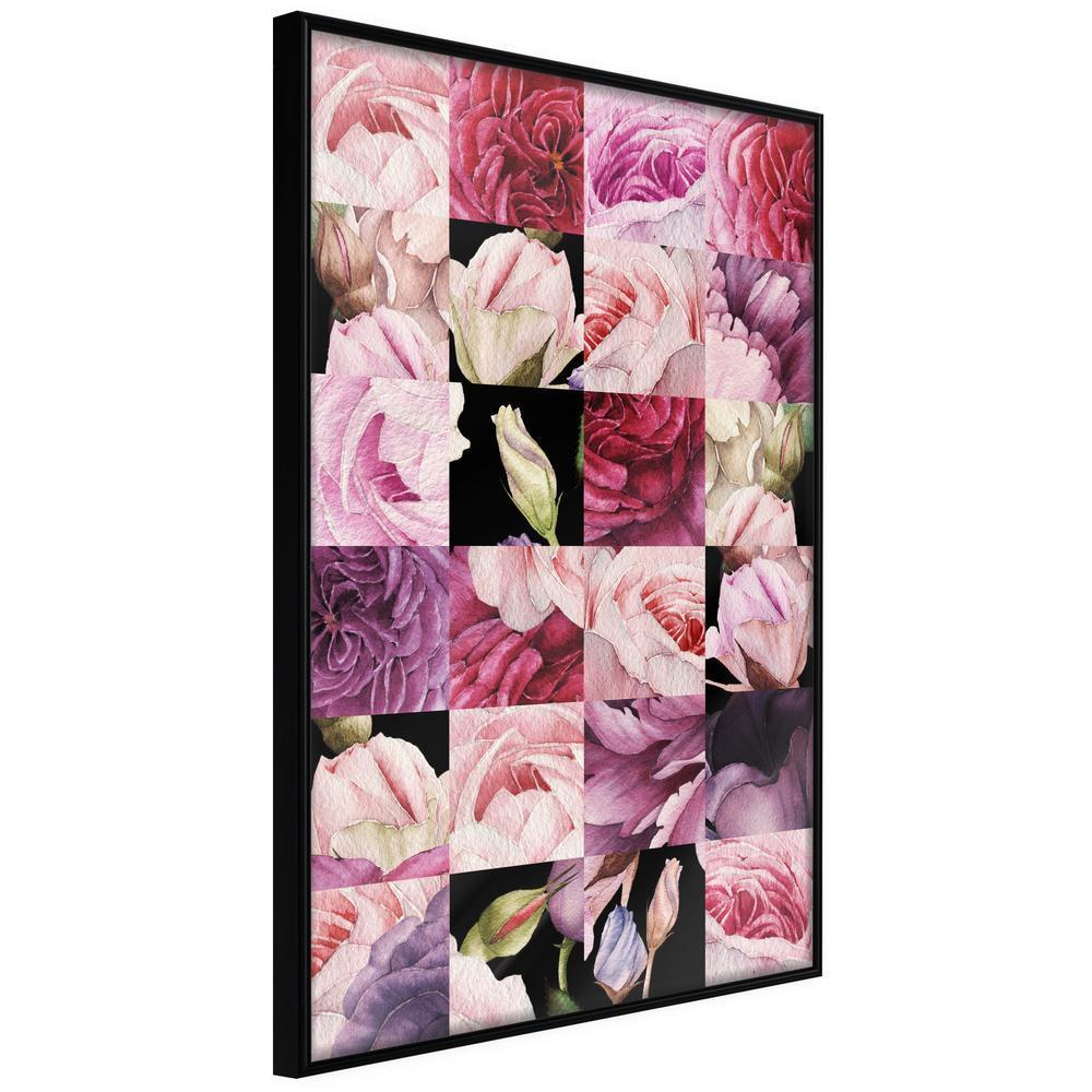 Botanical Wall Art - Floral Jigsaw-artwork for wall with acrylic glass protection