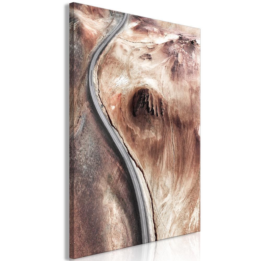 Canvas Print - Mountain Serpentine (1 Part) Vertical-ArtfulPrivacy-Wall Art Collection