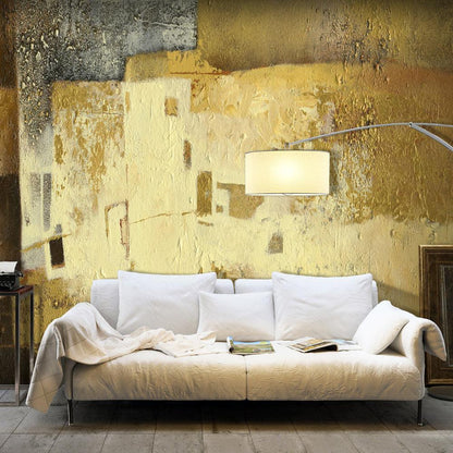 Wall Mural - Golden Oddity-Wall Murals-ArtfulPrivacy