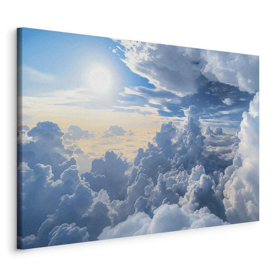 Canvas Print - Symphony of Light: Sun and Clouds Collaborating on a Beautiful Sky