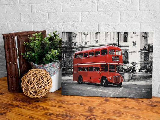 Start learning Painting - Paint By Numbers Kit - London Bus - new hobby