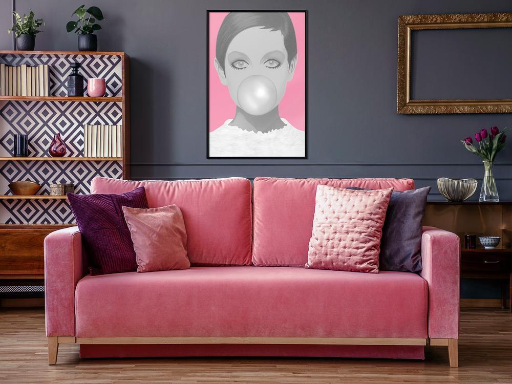 Wall Decor Portrait - Twiggy-artwork for wall with acrylic glass protection