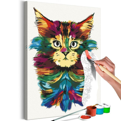 Start learning Painting - Paint By Numbers Kit - Colourful Mane - new hobby