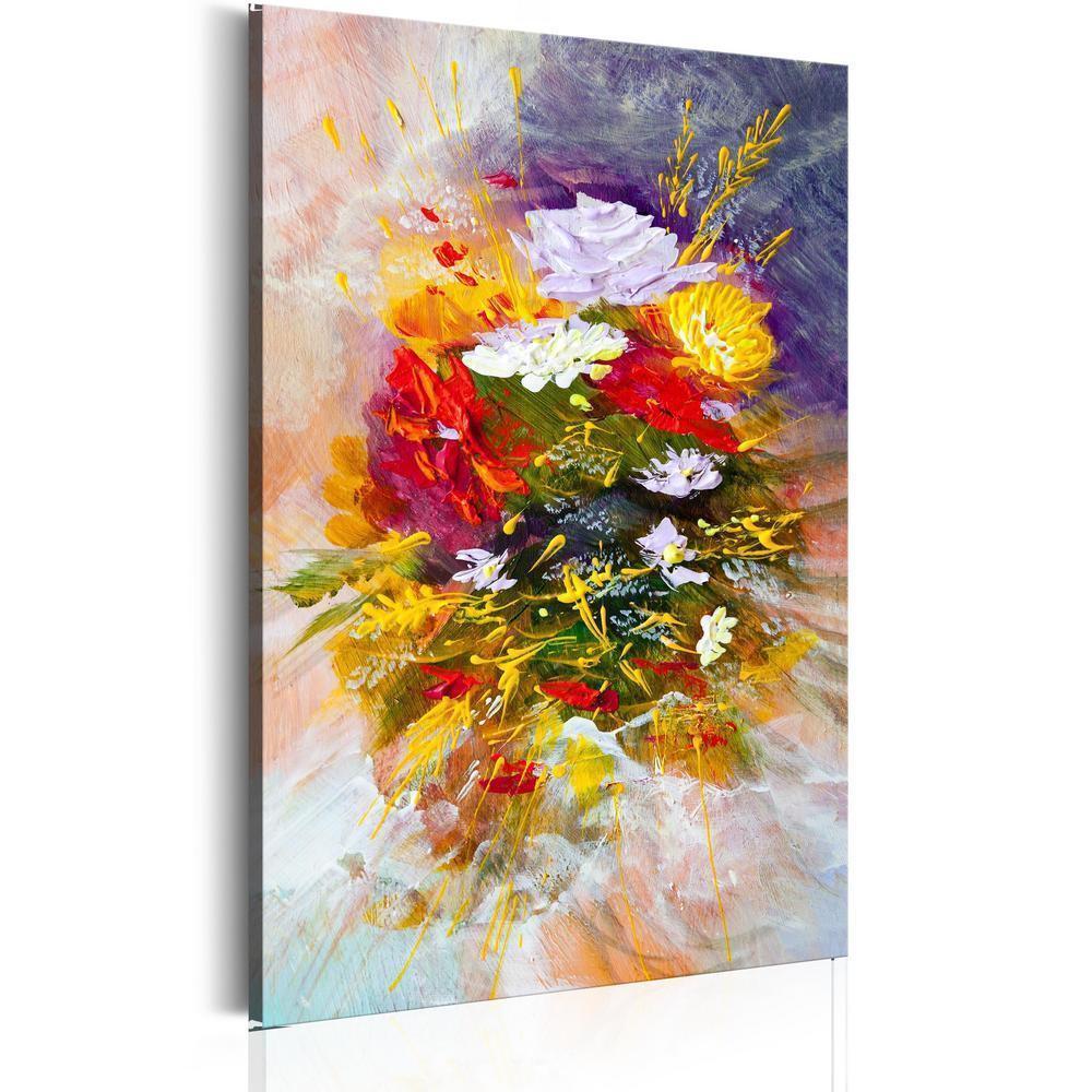 Canvas Print - August Flowers-ArtfulPrivacy-Wall Art Collection