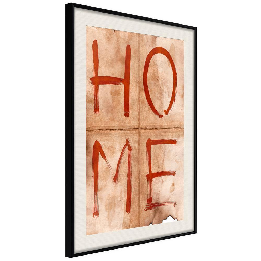 Autumn Framed Poster - Everyone Has Their Own Place-artwork for wall with acrylic glass protection