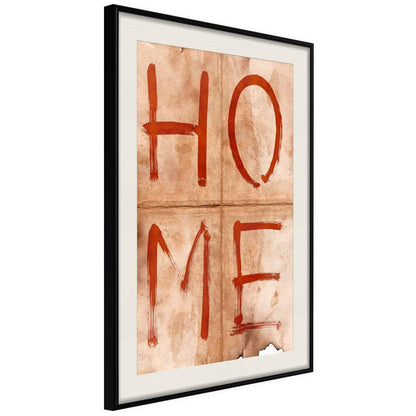 Autumn Framed Poster - Everyone Has Their Own Place-artwork for wall with acrylic glass protection