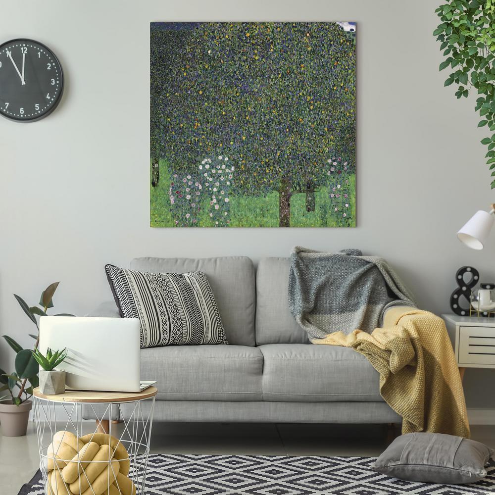 Canvas Print - Roses Among the Trees-ArtfulPrivacy-Wall Art Collection