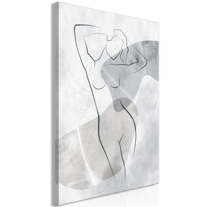 Canvas Print - Resting Muse (1 Part) Vertical-ArtfulPrivacy-Wall Art Collection