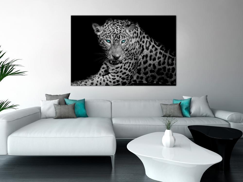 Canvas Print - Leopard Portrait (1 Part) Wide-ArtfulPrivacy-Wall Art Collection