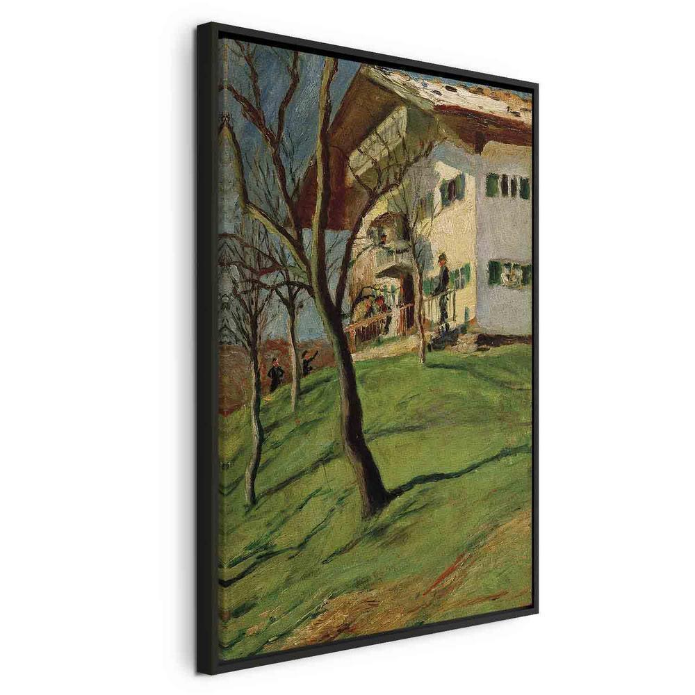 Canvas Print - Unser Häuschen in Tegernsee (August Macke)